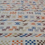 Tapis style berbère multicolore avec certificat d'authenticité