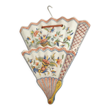 Earthenware wall bouquet vase