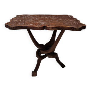 Table basse avec pied - motif