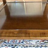 Square walnut table