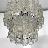 Vintage murano glass elements chandelier from 60s