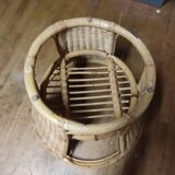Vintage rattan coffee table