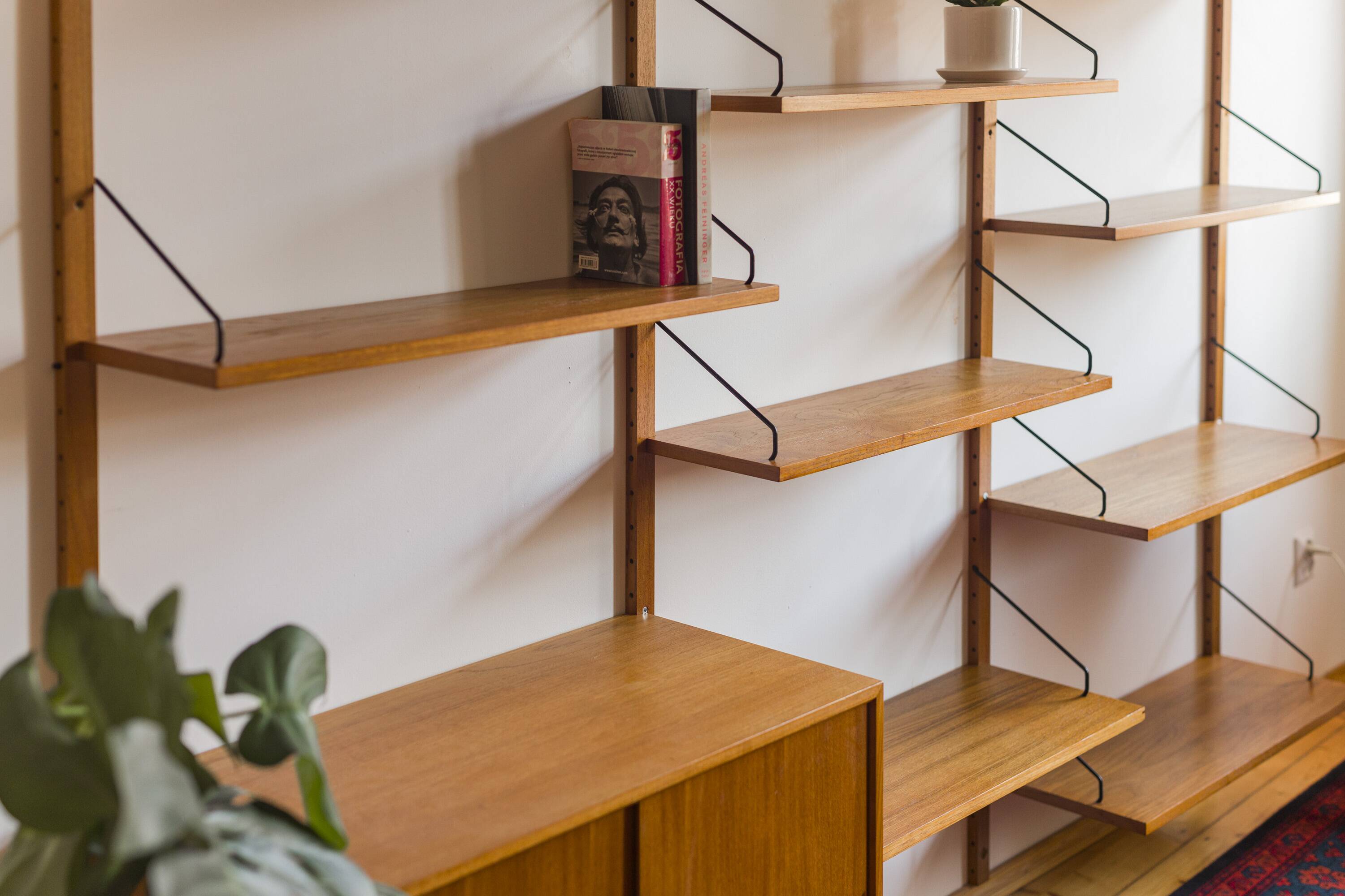 Modular Wall Shelving System by Poul Cadovius for Cado, 1960s