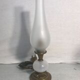 Old Laiton Lamp - Glass Ball - Vintage 70s Glass Reflector