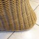 Wicker lotus armchair