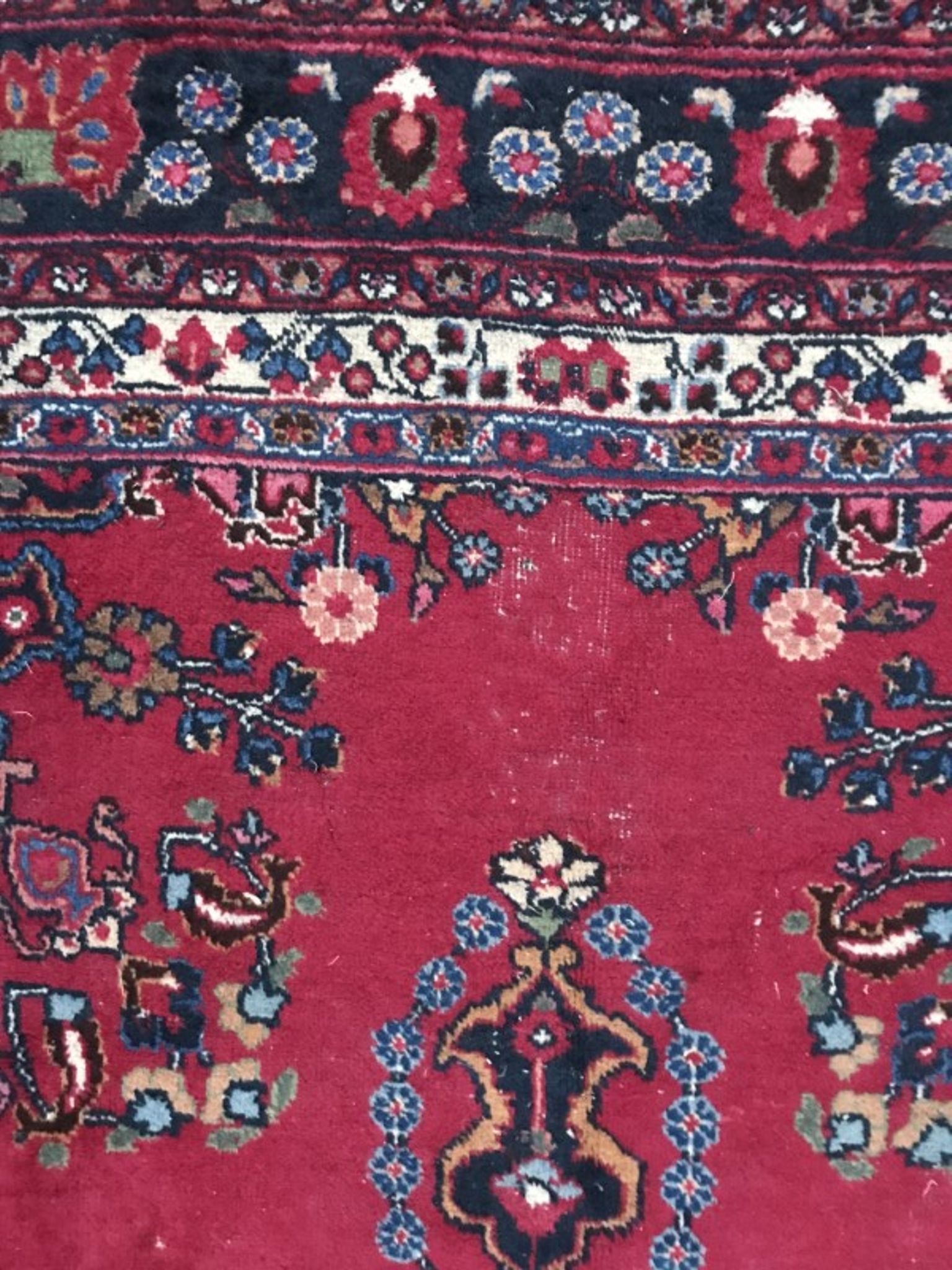 Former carpet Persian Mashhad done hand 200 X 280 CM