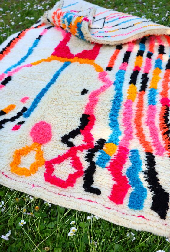 Authentic Azilal Berber rug - 1.5 x 1 m - Handwoven