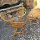 Rattan armchairs 1950s/1960s