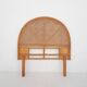 Mid-century rattan head board, 1970's