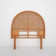 Mid-century rattan head board, 1970's