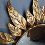 Sun mirror 75 cm gold metal period 1950