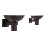 Pair philips nd60d diablo wall lamps 1960s holland