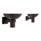 Pair philips nd60d diablo wall lamps 1960s holland