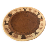 African basket made of wood and rope