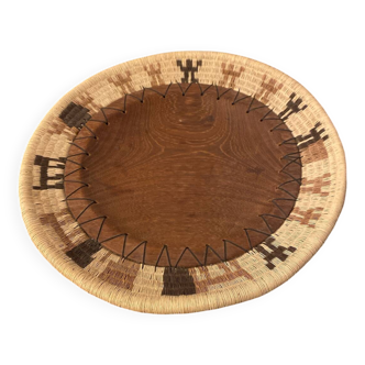 Corbeille Africaine bois et cordes