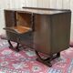 English art deco oak bar
