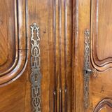 Large Louis XV walnut wardrobe, 19th century