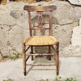 Chaise ancienne patinée