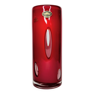 Vase Unikat Dreamlight space age bubbles red