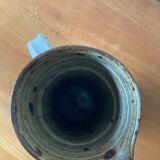 Stoneware ceramic pitcher