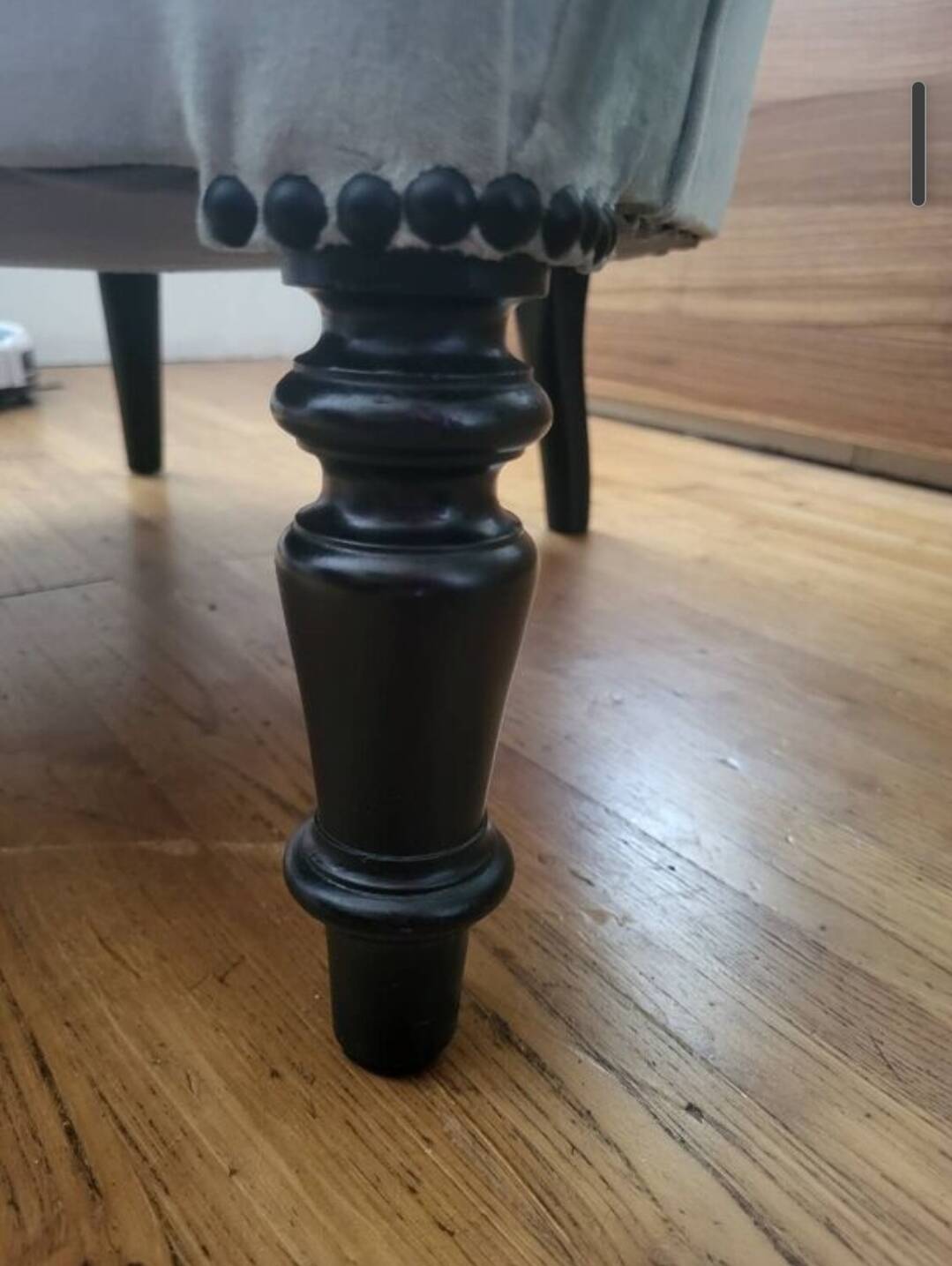 Restored authentic 19th century toad armchair