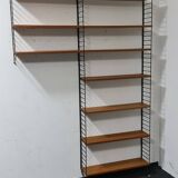 Vintage Danish design shelving unit by Nisse Strinning