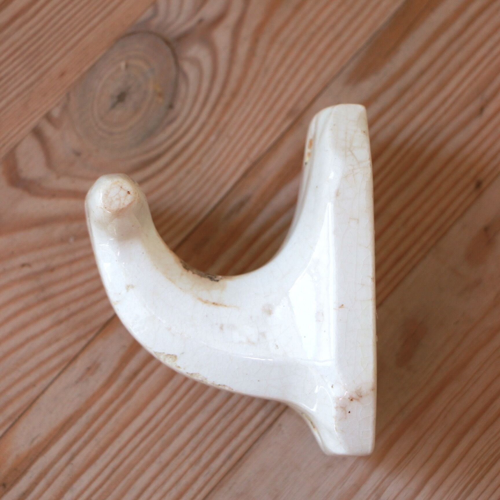 Old patère in Paris earthenware