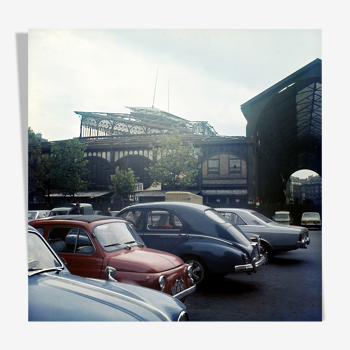 Photographie destruction des halles Paris 1972