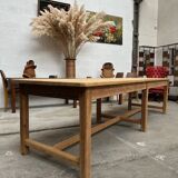 Large 20th century pine community table