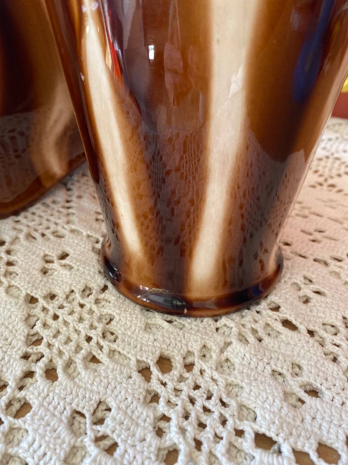 Signed fireplace surround