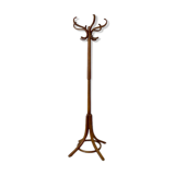 Wooden parrot coat rack