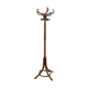 Wooden parrot coat rack