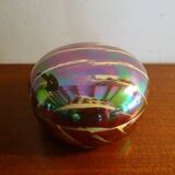 Iridescent porcelain candy box