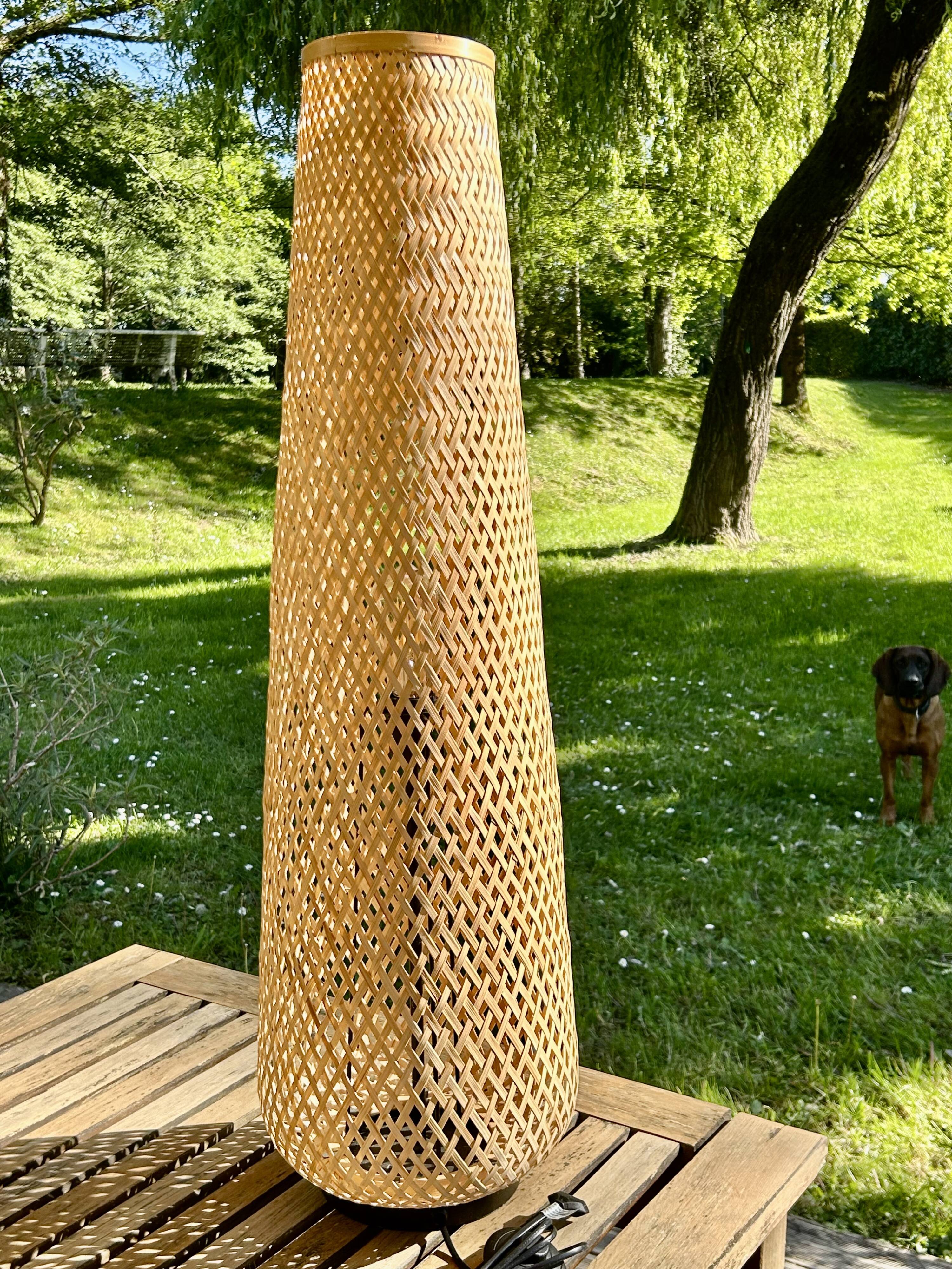Bamboo Floor Lamp, Zen - 96 cm