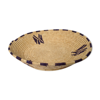 Ethnic braided basket