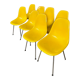 Fiberglass chairs from Ray&Charles Eames for Herman Miller