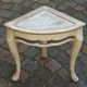 Antique corner stand, corner unit, original patina, Chaby style.