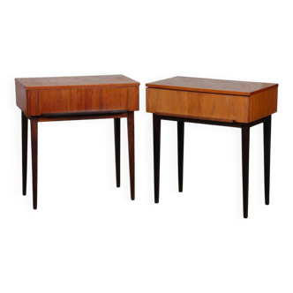Paire de chevets en bois édités par UP Zavody, 1960