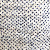 Moroccan Berber carpet Beni Ouarain speckled majorelle blue 3,01x2m