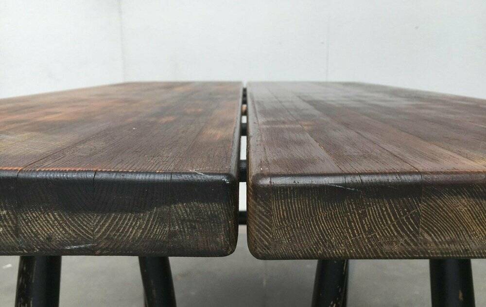 Pirkka Early dining table from the mid-century by Ilmari Tapiovaara for Laukaan Puu, 1960s.