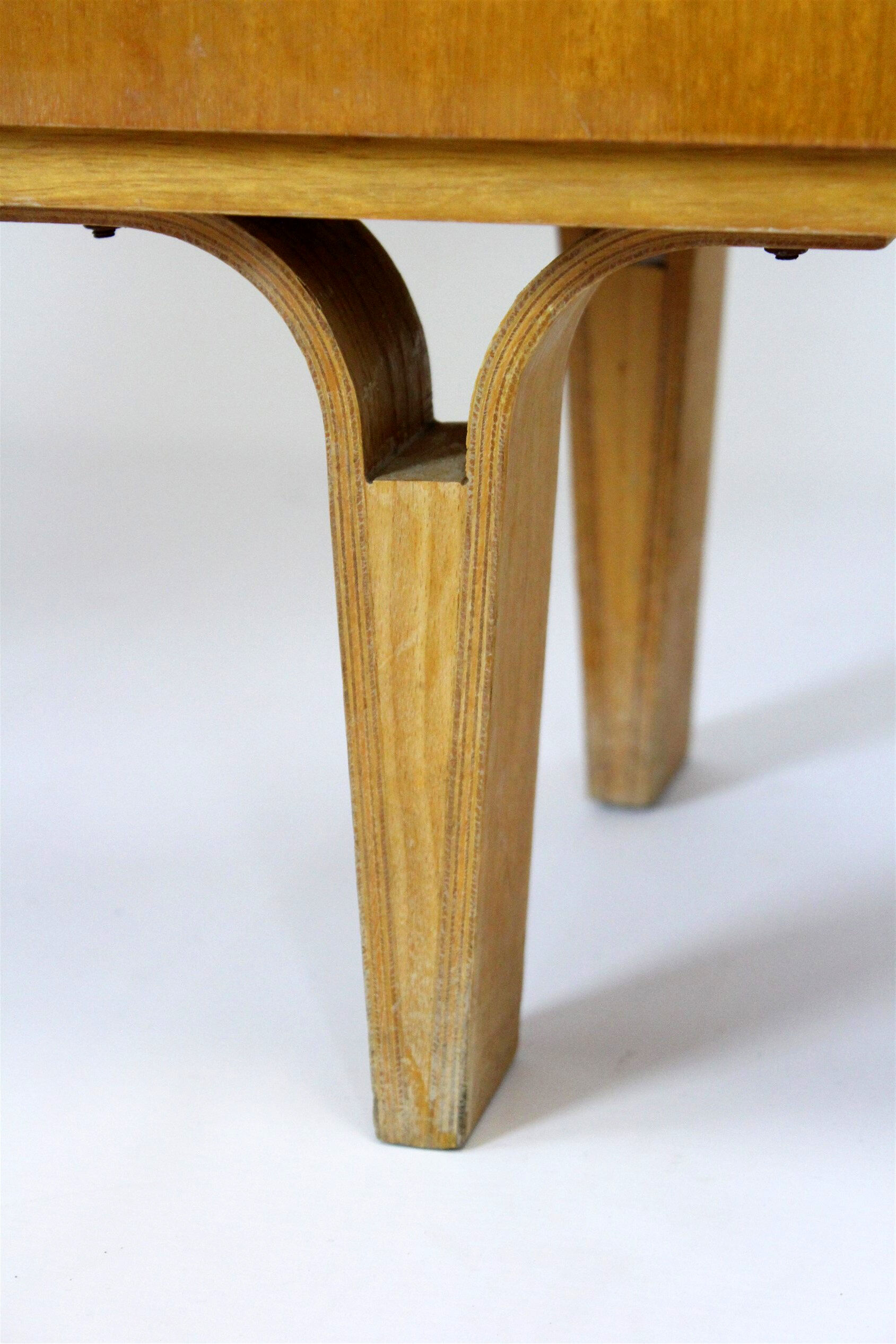 Vintage Nightstands with White Glass Tops, 1970s, Set of 2