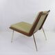 Fauteuil BOOMERANG  de P. HVIDT & NIELSEN, éd. original, restauré, 1950