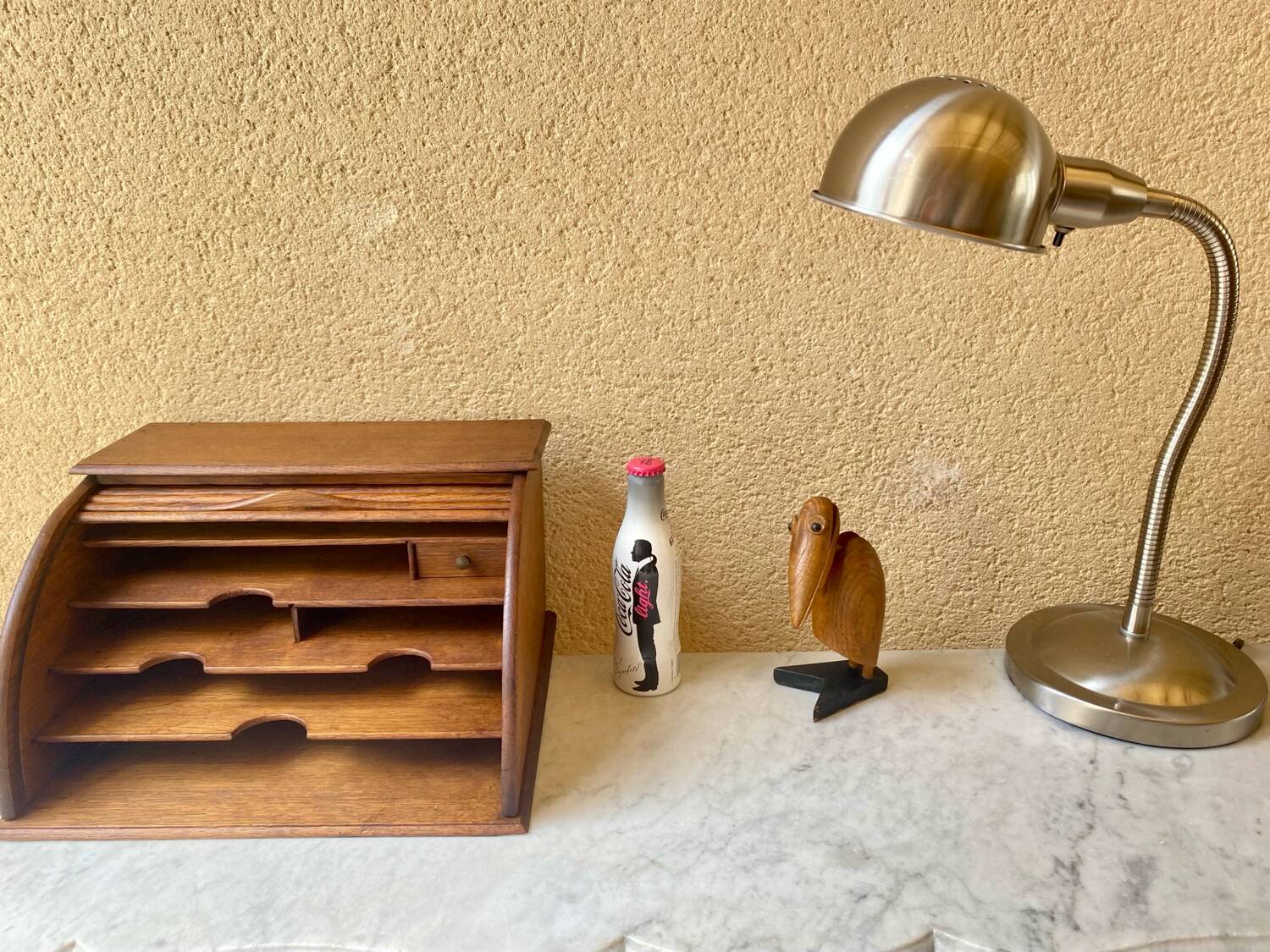 Office storage with plain curtains France JM Paillard vintage design bauhaus art deco 1900