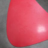 Mid Century Italian Oval Red Table
