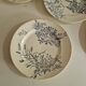 Lot De 9 Assiettes Plates Terre De Fer
