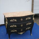 Commode style L XV black