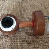 Wooden wall lamp