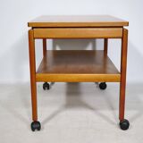 Teak Serving Trolley Senator Series by Ole Wanscher for France & Son, 1960s