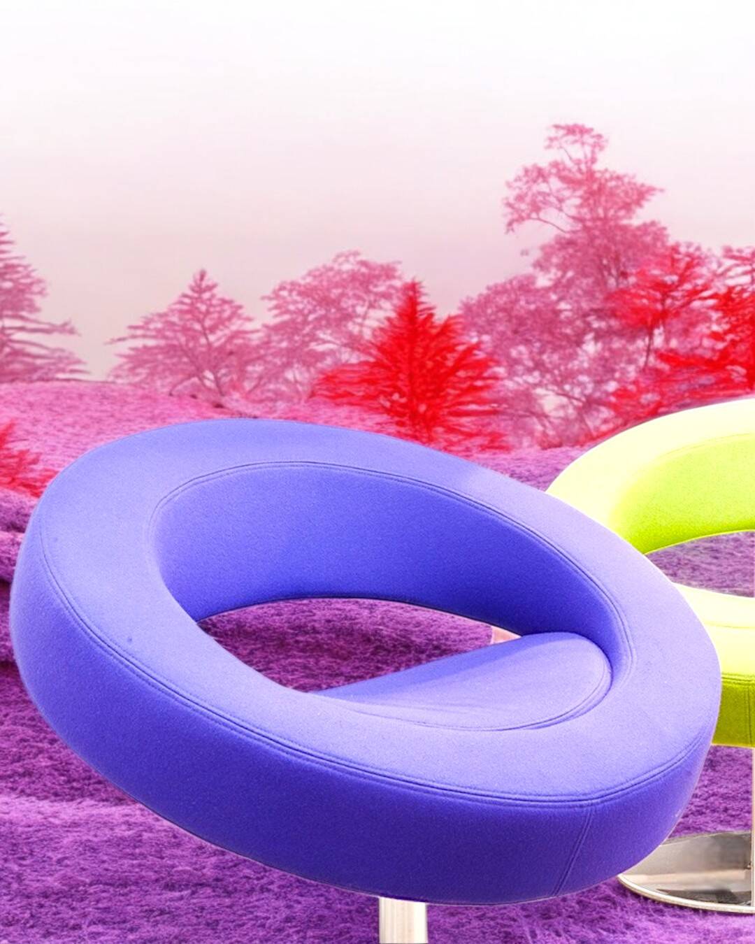 Hello purple armchair