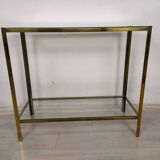 Console laiton verre Broncz
